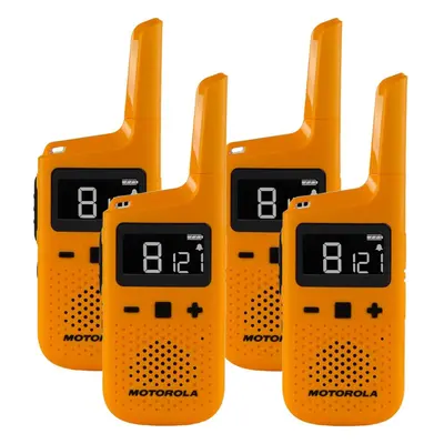 (Quad ) Motorola T72 PMR Weatherproof IP54 Walkie Talkie