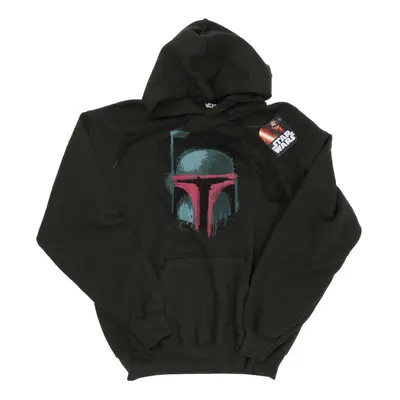 (XXL, Charcoal) Star Wars Mens Boba Fett Helmet Hoodie