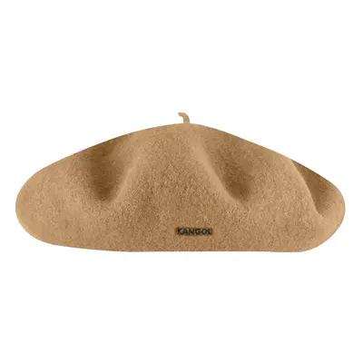 (M) Kangol Anglobasque French Beret 100% Wool British Party Hat - Camel