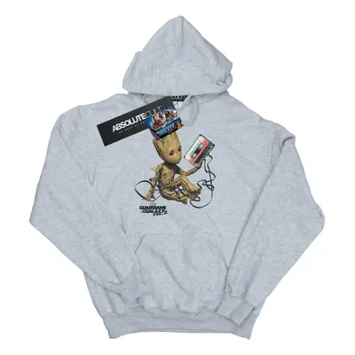 (9-11 Years, Sports Grey) Marvel Girls Guardians Of The Galaxy Groot Tape Hoodie