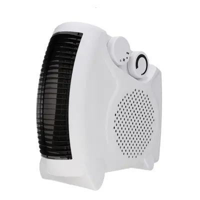 Mini Mute 1800W Electric Heater & Fan, Speeds, Portable Desktop Warmer for Home/Office