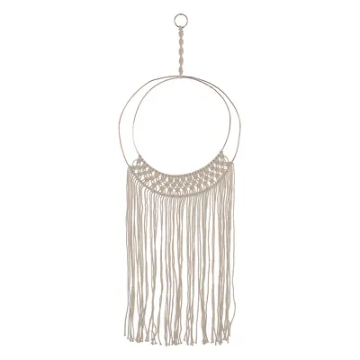 Wall Decor MacramÃ© ALUVA cm Cotton Light Beige