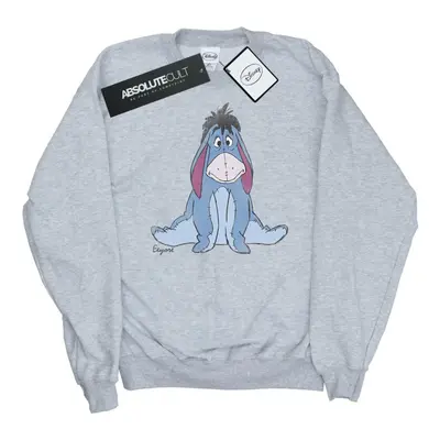 (XXL, Heather Grey) Disney Womens/Ladies Winnie The Pooh Classic Eeyore Sweatshirt