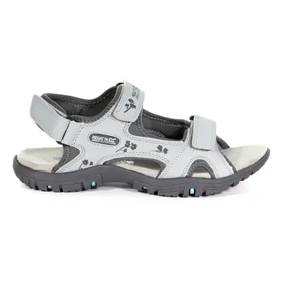 (4 UK, Light Steel/Granite) Regatta Womens/Ladies Haris Sandals