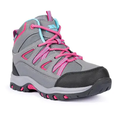 (12, Grey) Trespass Kids Walking Boots Waterproof Gillon II