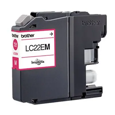 Brother LC-22EM Ink cartridge magenta, 1.2K pages, 12ml