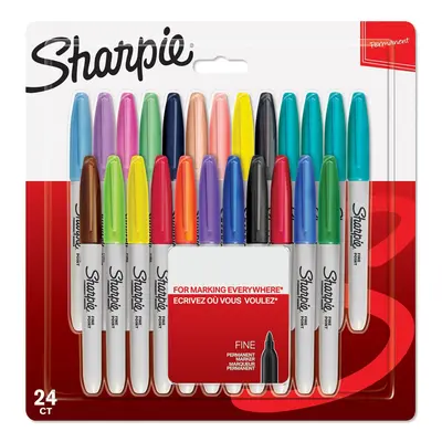 Sharpie Permanent Markers, Fine Tip, Assorted Fun Colours, Pack