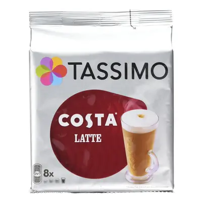 Tassimo Costa Latte Coffee Pods (16 pods, servings)