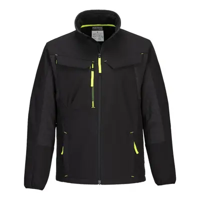 (XL, Black) Portwest Mens Wx3 Eco Softshell Hybrid Jacket