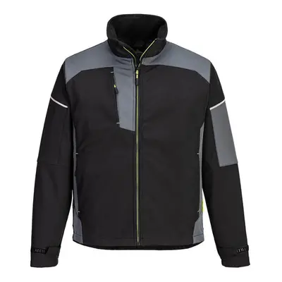 (S, Black/Zoom Grey) Portwest Mens PW3 Softshell Jacket