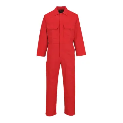 (38R, Red) Portwest Unisex Adult Bizweld Fire Resistant Overalls