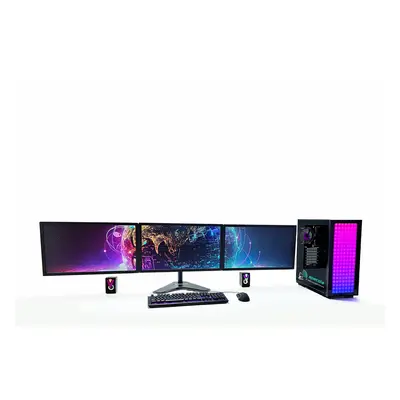 (RTX 4060, Triple Monitor) Gaming PC Bundle Multi Monitor i7 32GB DDR4 RTX Win