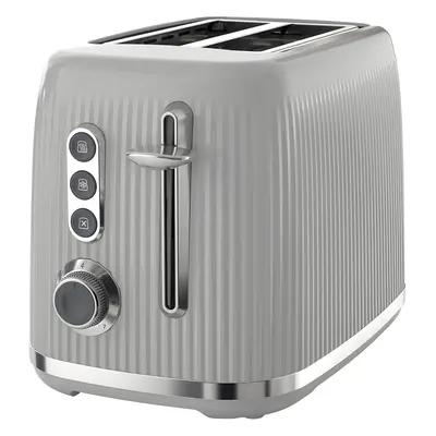 (Breville Bold Ice Grey 2-Slice Toaster with High-Lift & Wide Slots | Grey & Silver Chrome [VTR0