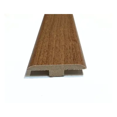 (2.4m, Chicago Oak) Solid Laminate/Wood Floor MDF Threshold Strip T Bar