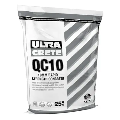 Ultracrete QC10 Rapid Strength Concrete For Repairs 25KG