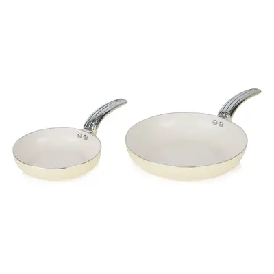 Swan Retro Frying Pan Set Cream, Piece