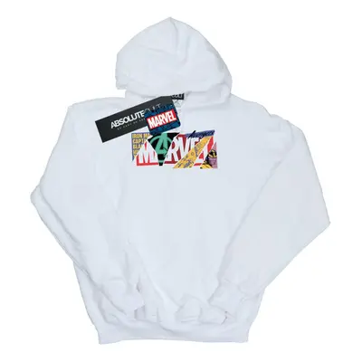 (3-4 Years, White) Marvel Boys Collage Logo Hoodie