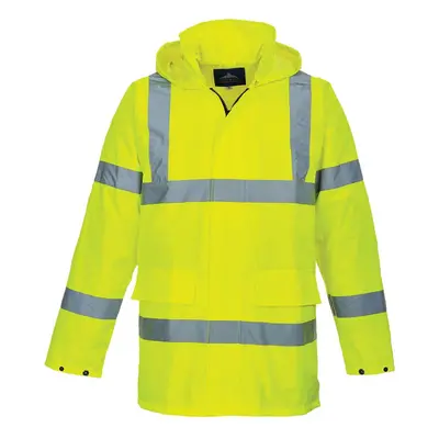 (S, Yellow) Portwest Mens S160 Lite Hi-Vis Traffic Jacket