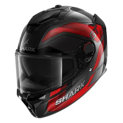 (M) Shark Spartan GT PRO Carbon Full Face Helmet Ritmo Carbon / Red