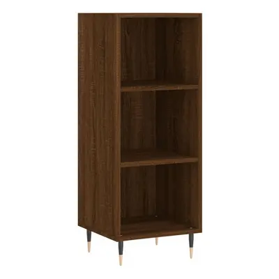 (brown oak) vidaXL Sideboard Highboard Cupboard Side Cabinet Concrete Grey Engineered Wood