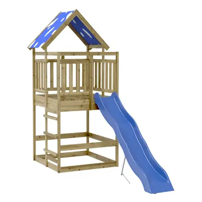 vidaXL Outdoor Playset Garden Playhouse Kids Playground Impregnated Wood Pine