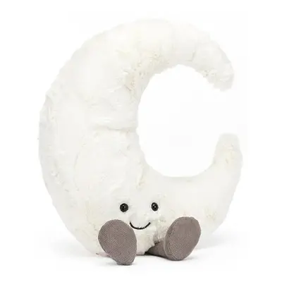 White Crescent Moon Collectable Plush Decoration