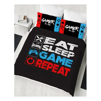 Gamer for Life Double Panel Duvet and Pillowcase Set