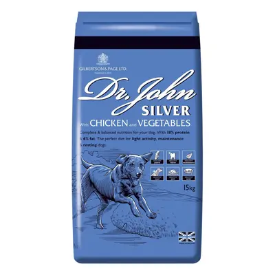 Gilbertson & Page Dr Johns Silver Complete Dry Dog Food Chicken, kg