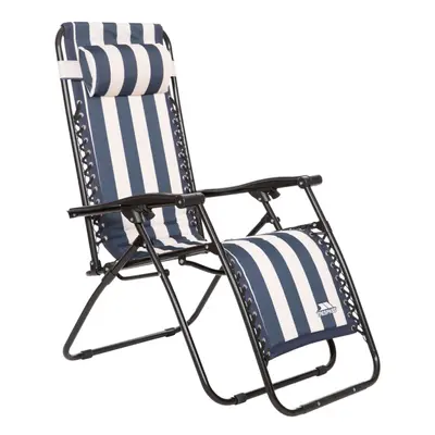 (EACH, Navy Stripe) Trespass Padded Sun Lounger Chair Glentilt