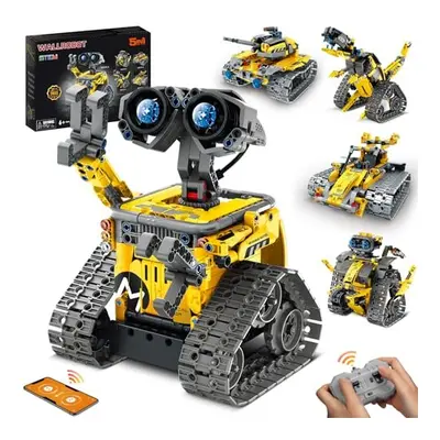 STEM Robot Building Kit for Kids Ages 8-12, Remote & APP Controlled Creator 5in1 Robot/Explorer 