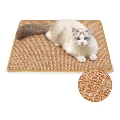 Cat Scratching Mat 23.6" X 15.7" Natural Sisal Cat Scratching Mat Horizontal Cat Scratching Mat 