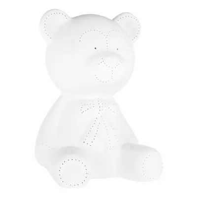 Kids White Porcelain Bear Kids Baby Night Light Children Bedroom Lamp Nightlight