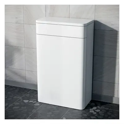 Nes Home White 500mm Back to Wall WC Unit Flat Pack