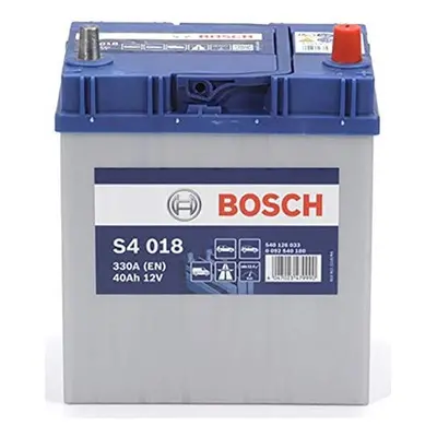 Bosch S4018 - Car Battery - 40A/H - 330A - Lead-Acid Technology - for Vehicles without Start/Sto