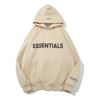 (Apricot color, M) Fear Of God Essentials Hoodie Fog Coat Sweater