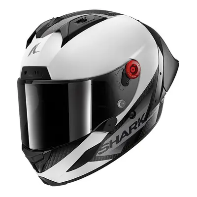 (M) Shark Aeron-GP Full Face Helmet Blank SP White / Carbon / Black