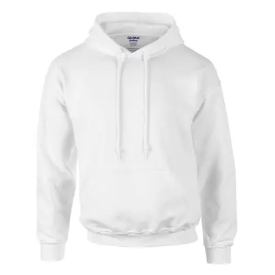 (XXL, White) Gildan Mens DryBlend Hoodie