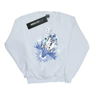 (L, White) Star Wars Mens R2-D2 Blast Off Sweatshirt