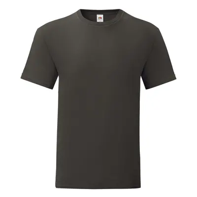 (3XL, Light Graphite Grey) Fruit Of The Loom Mens Iconic T-Shirt (Pack Of 5)