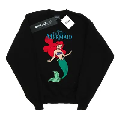 (XXL, Black) Disney Womens/Ladies The Little Mermaid Line Ariel Sweatshirt