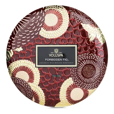 Voluspa-3 Wick Decorative Tin Candle - Forbidden Fig-340g/12oz