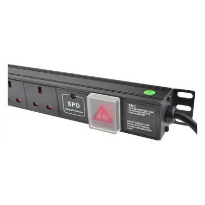 kenable Power Distribution Unit PDU Way Surge Protected VERTICAL Rack Mount