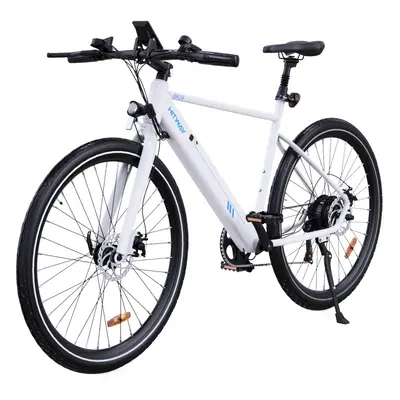 (White) HITWAY BK19 350W Electric Bike 36V 12Ah 80Km Range