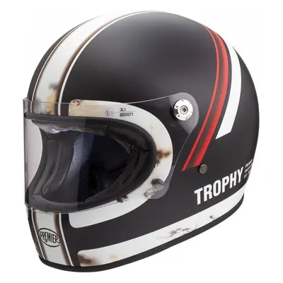 (M) Premier Trophy DO Full Face Helmet Black / White