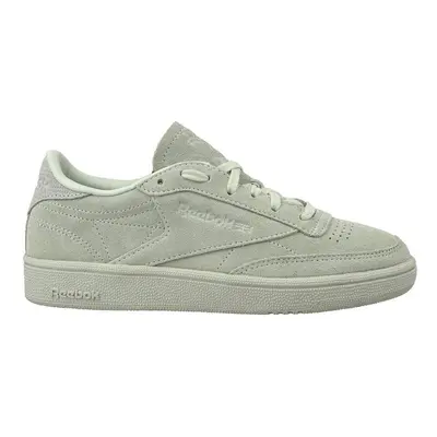 Reebok Club C85 NBK Lace-Up Green Suede Leather Womens Trainers CM9054 (UK )