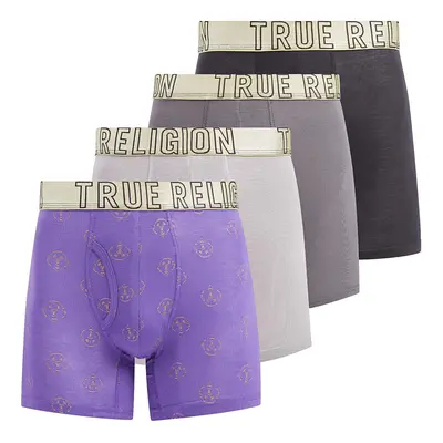 True Religion Stretch Mens Boxer Briefs Mens Underwear Pack of Purp