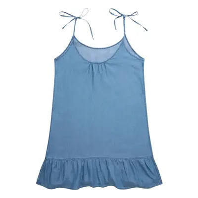 (16 UK, Pale Blue) Animal Womens/Ladies Sofia Chambray Beach Casual Dress