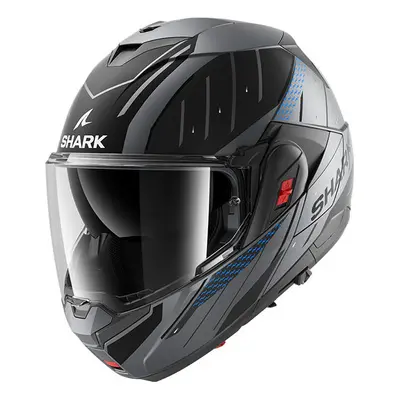 (XS) Shark OXO Flip Up Helmet Rydger Matt Anthracite / Black