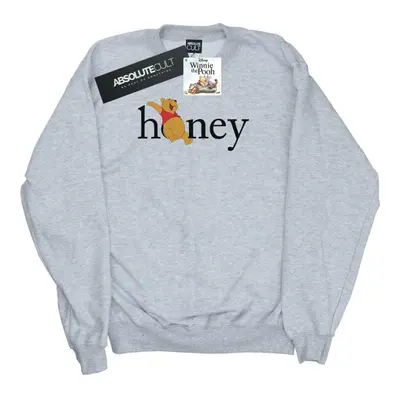 (M, Sports Grey) Disney Womens/Ladies Winnie The Pooh Honey Sweatshirt