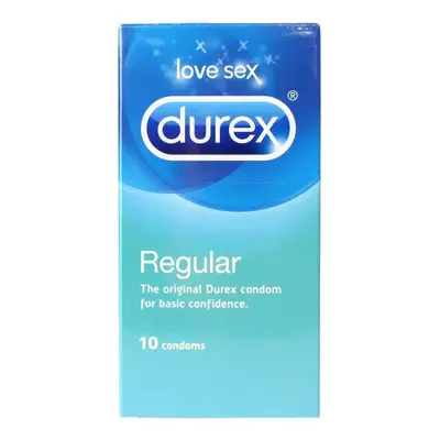 10pcs Durex Regular Condoms - Pack